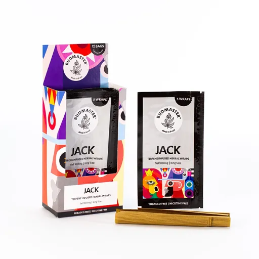 [BMJAC] Budmaster Blunts King Size mit Terpenen, 5er pro Pack Jack, VE12