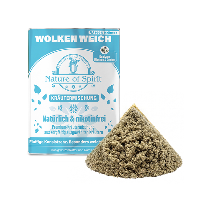Nature Of Spirit, WOLKEN WEICH, Nicotine-free, 30g