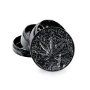 Metal Grinder, Carbon Trance Leaf, 50mm Ø, 4-Part