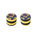 CH Happy Face Plastic Grinder, 62 mm Ø, 4-piece