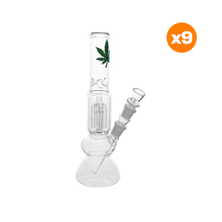 Glas-Eisbong mit 4-Arm-Perkolator, 30,5 cm | VE9