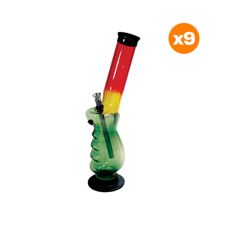 Acrylic Bong, Joystick, approx. 30 Cm, 38 mm Ø , VE9