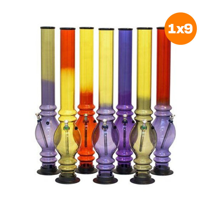 Acrylic Bong, Bulbous, approx. 50 cm | VE9