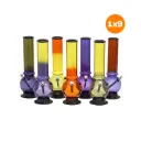  Acryl-Bong, farbig, Ice-Funktion, mit Kugel, ca. 29,5 cm | VE9