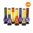 Acryl-Bong, farbig, Ice-Funktion, mit Kugel, ca. 29,5 cm | VE9