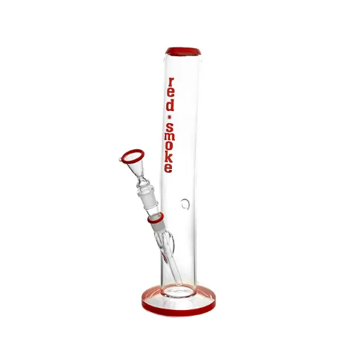 [GW46ABR] Glass Bong - 18.8 mm - 40 cm - Red Smoke