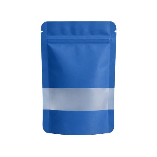 [KP1BL] Kraftpapiertüte, 140 × 85 mm, VE 50, blau