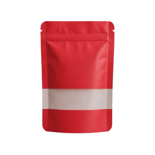 [KP1RD] Kraftpapiertüte, 140 × 85 mm, VE 50, rot