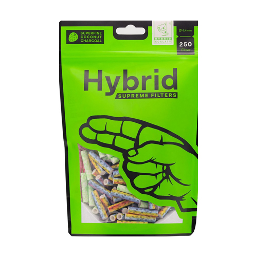 [ZU5HY250BT] Hybrid Activated Charcoal Filters, Supreme Colorful, 6.4 mm Ø, VE 250