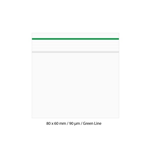[LD869GR] Polybeutel 80 × 60 mm, 90 µ, VE 500, Green Line