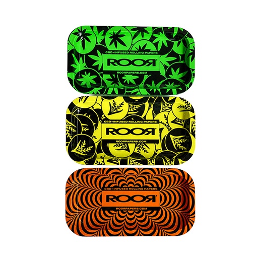 [ASHROOR] Roor Metal Rolling Tray, Mix Colour, S