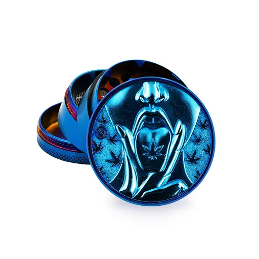 [WNC54BG] Metal Grinder ICY Blue 420 Girl, 50mm Ø, 4-part